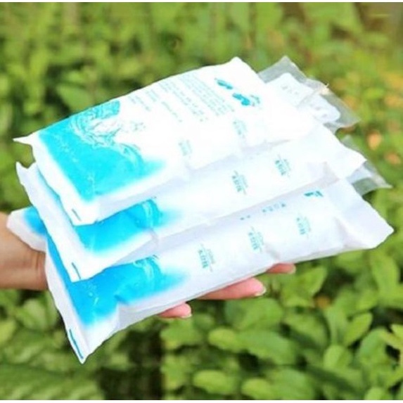 Ice Gel Bag Jelly Es Pack 400 ml Cooler Bags Menjaga Suhu Dingin Tas Bekal Makan - MKM