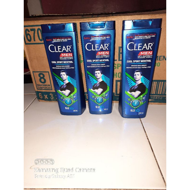 Shampoo CLEAR MEN 340ml