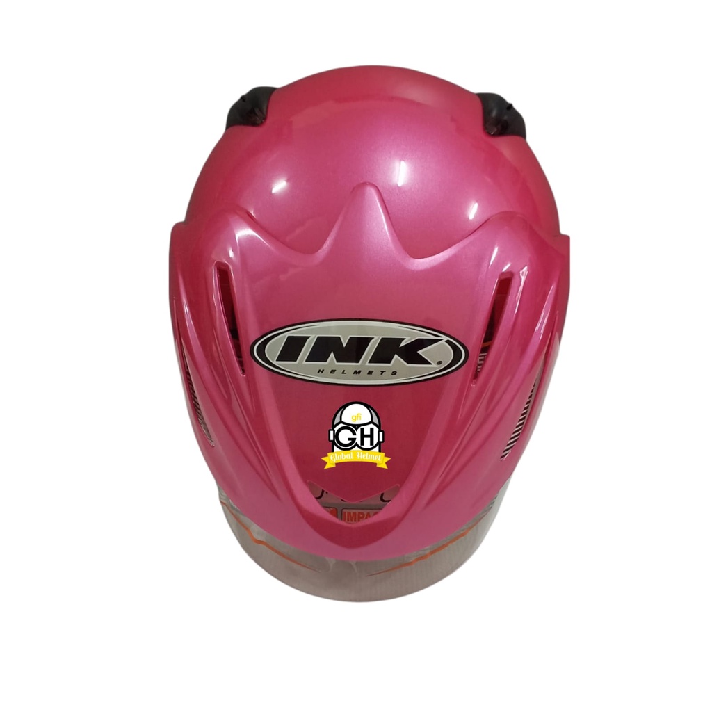 HELM INK CX 22 SPORT B SOLID BRIGHT PINK MET ORIGINAL HELM INK CX22 PINK HELM INK TOPI ASLI ORI GARANSI SNI