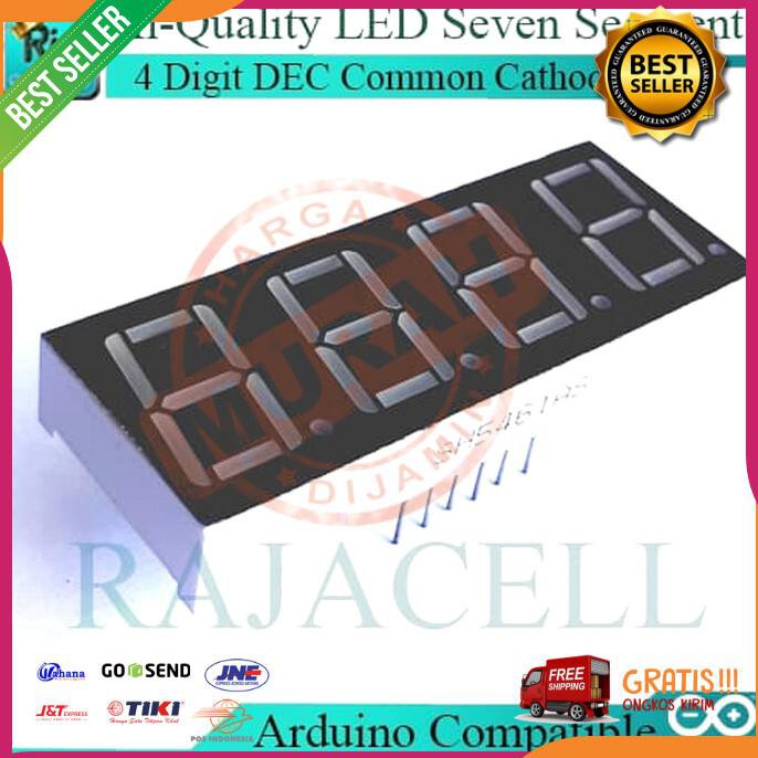 LED SEVEN SEGMENT 7 SEGMEN 0.56" INCH RED COMMON CATHODE DESIMAL