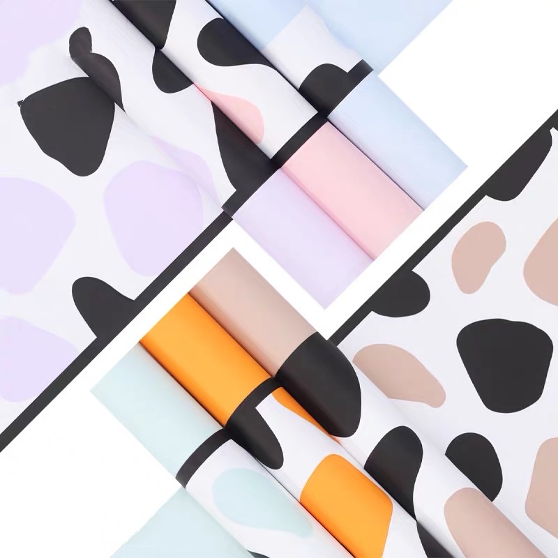 

1 Lembar COW PATTERN WRAPPING PAPER | KERTAS CELLOPHANE | KERTAS WRAPPING | KERTAS BUNGA | FLOWER WRAPPING PAPER