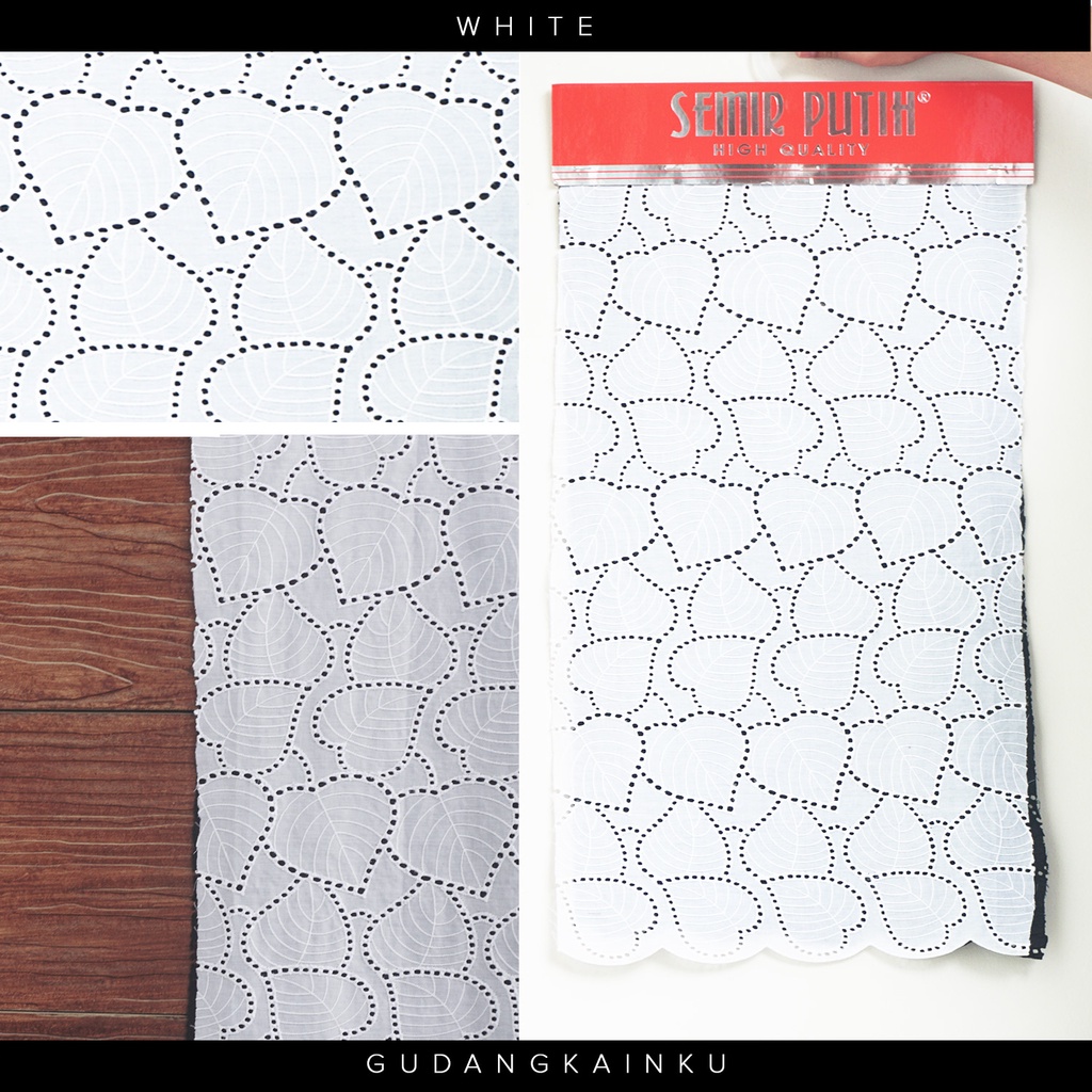 Katun Bordir Bolong / Lubang Premium High Quality