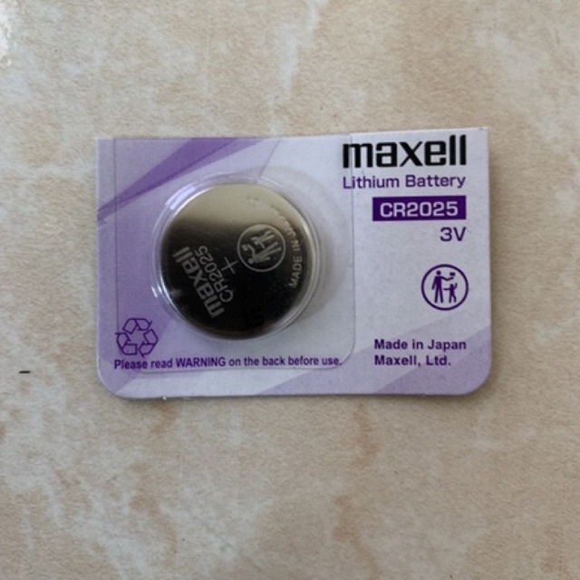 Baterai Maxell CR2025 Original Lithium Battery 3 Volt CR 2025 Asli Ori