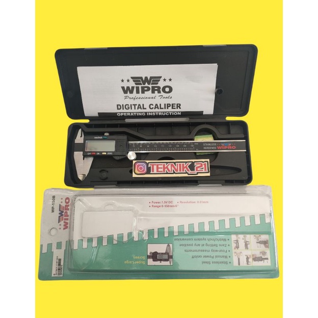 SIGMAT DIGITAL WIPRO 6 IN DIGITAL CALIPER WIPRO 6 IN