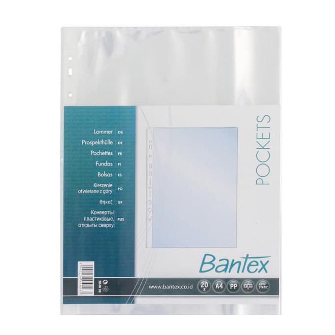 

PP Pocket Bantex A4 Clear 8040