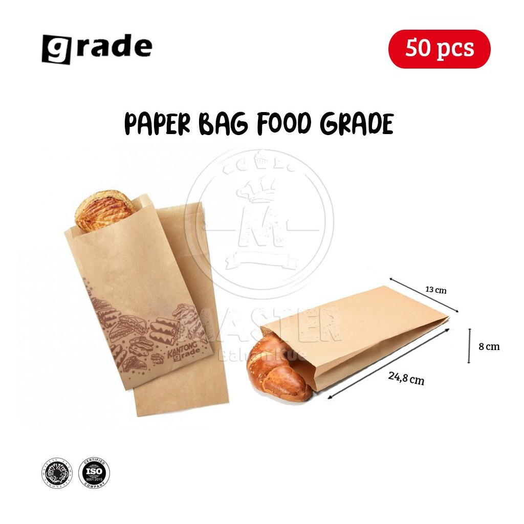 Grade Paper Bag / Grocery Paper Bag Food Grade [50 pcs]