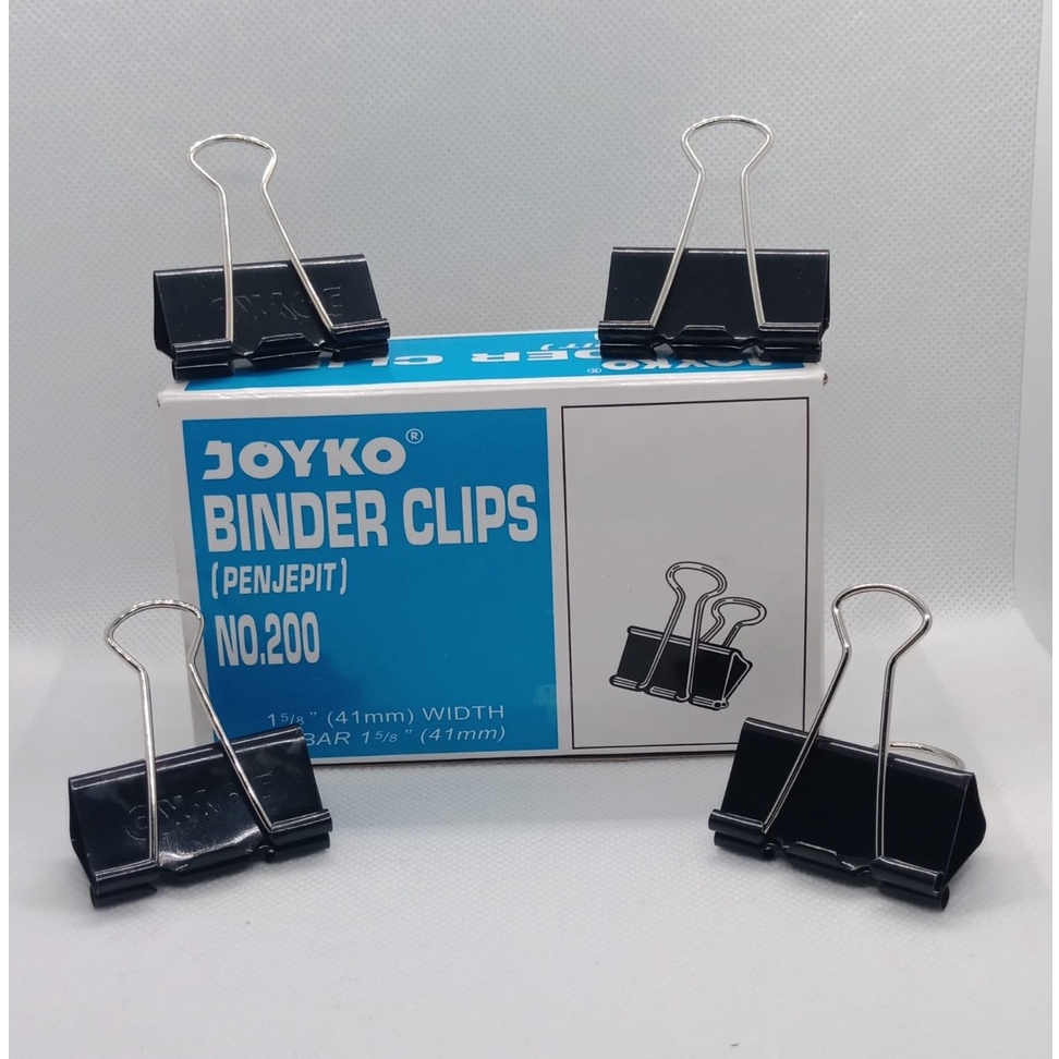 Binder Clips / Klip / Penjepit Kertas Joyko No. 200