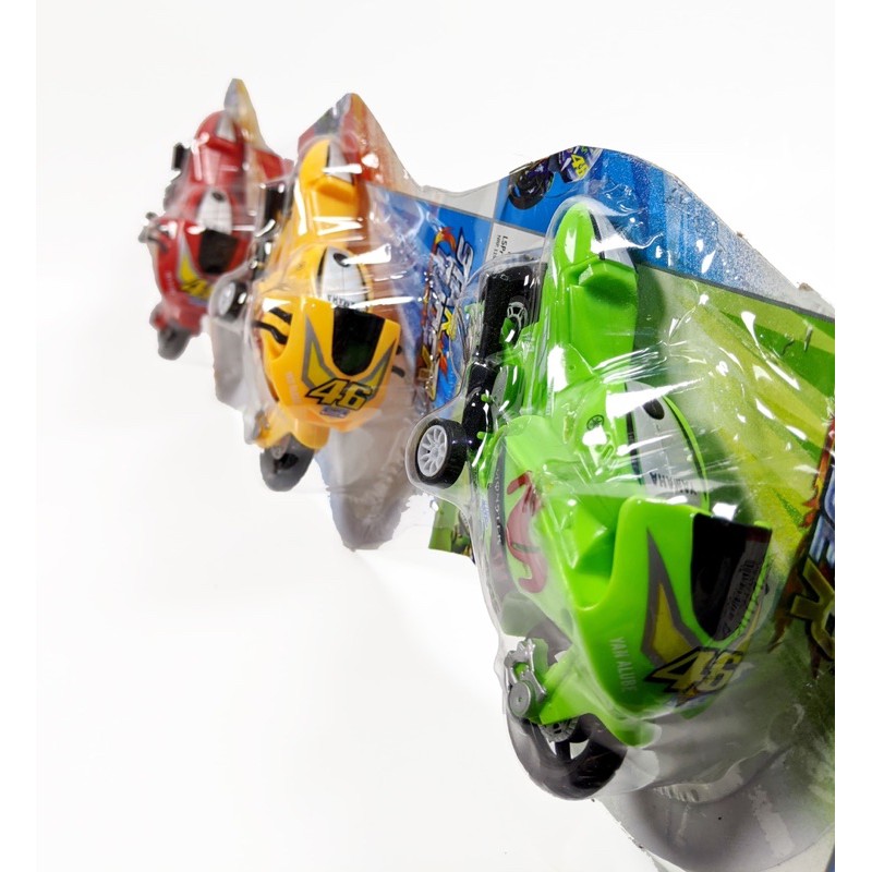 Isi 3pcs Mainan Motor GP M&C Star Rider