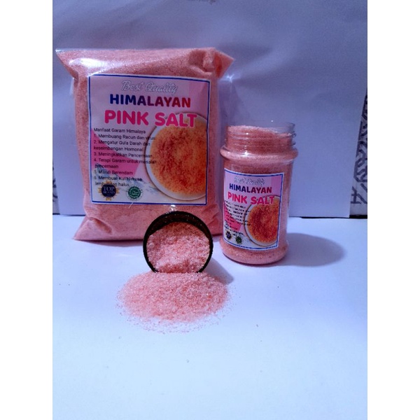 

Garam Himalaya halus 1kg/Natural Pink Salt Premium Himalayan Salt
