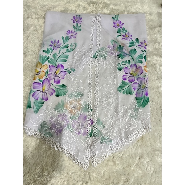 kain bordir sifon lukis