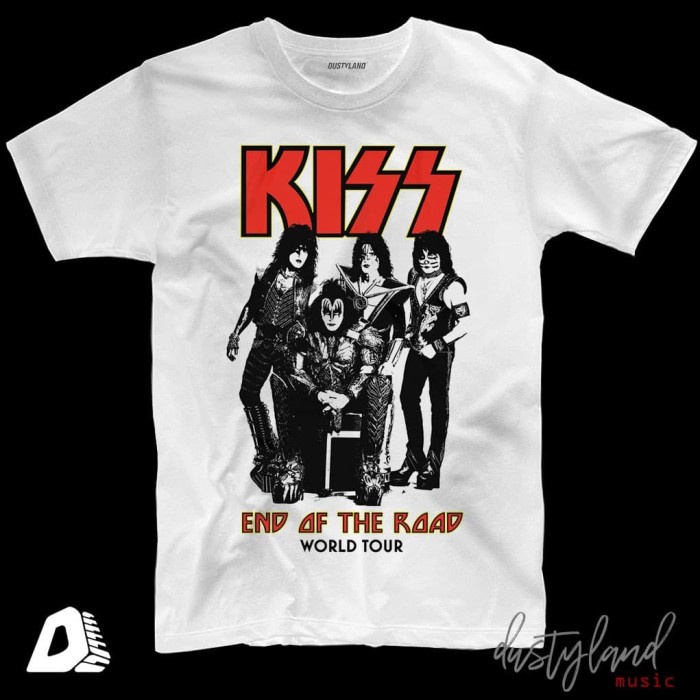 Kaos Band - KISS - EOTR WORLD TOUR - WHITE
