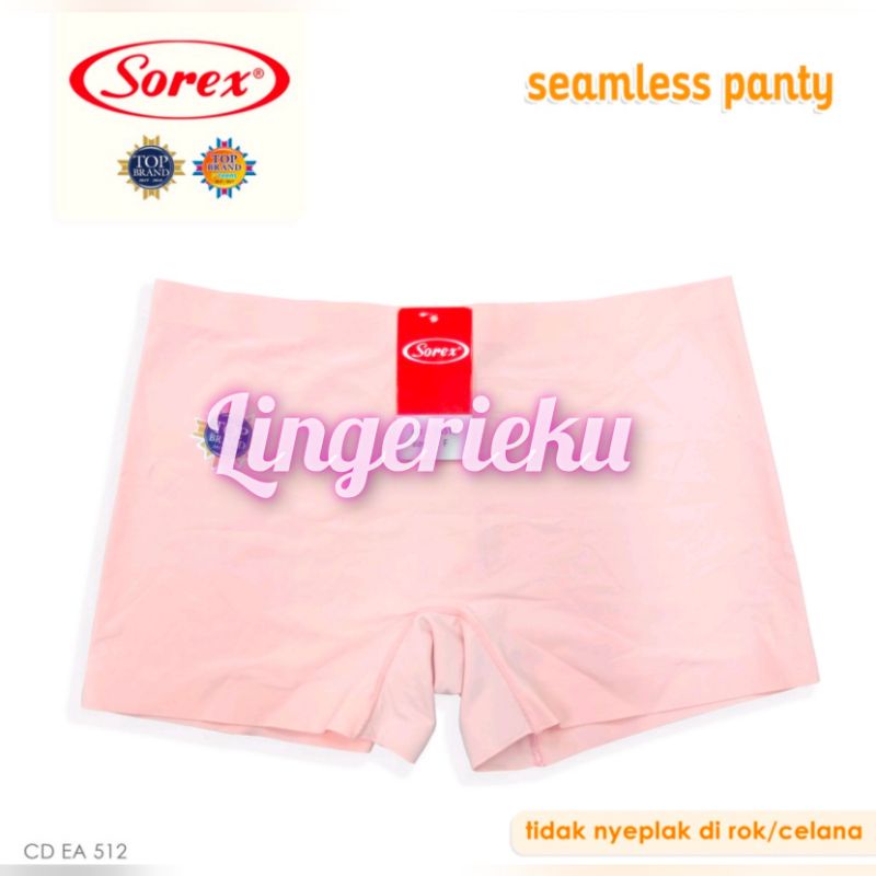 Sorex 512 Celana Dalam Wanita Tanpa Jahitan Seamless Type Boxer