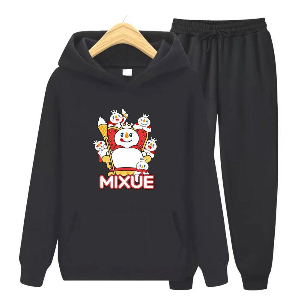 FenishaStore MIXUE ICE CREAM VIRAL Sweater Hoodie Atasan Dan Setelan Anak Usia 4-14 Tahun Bisa Bayar Ditempat COD