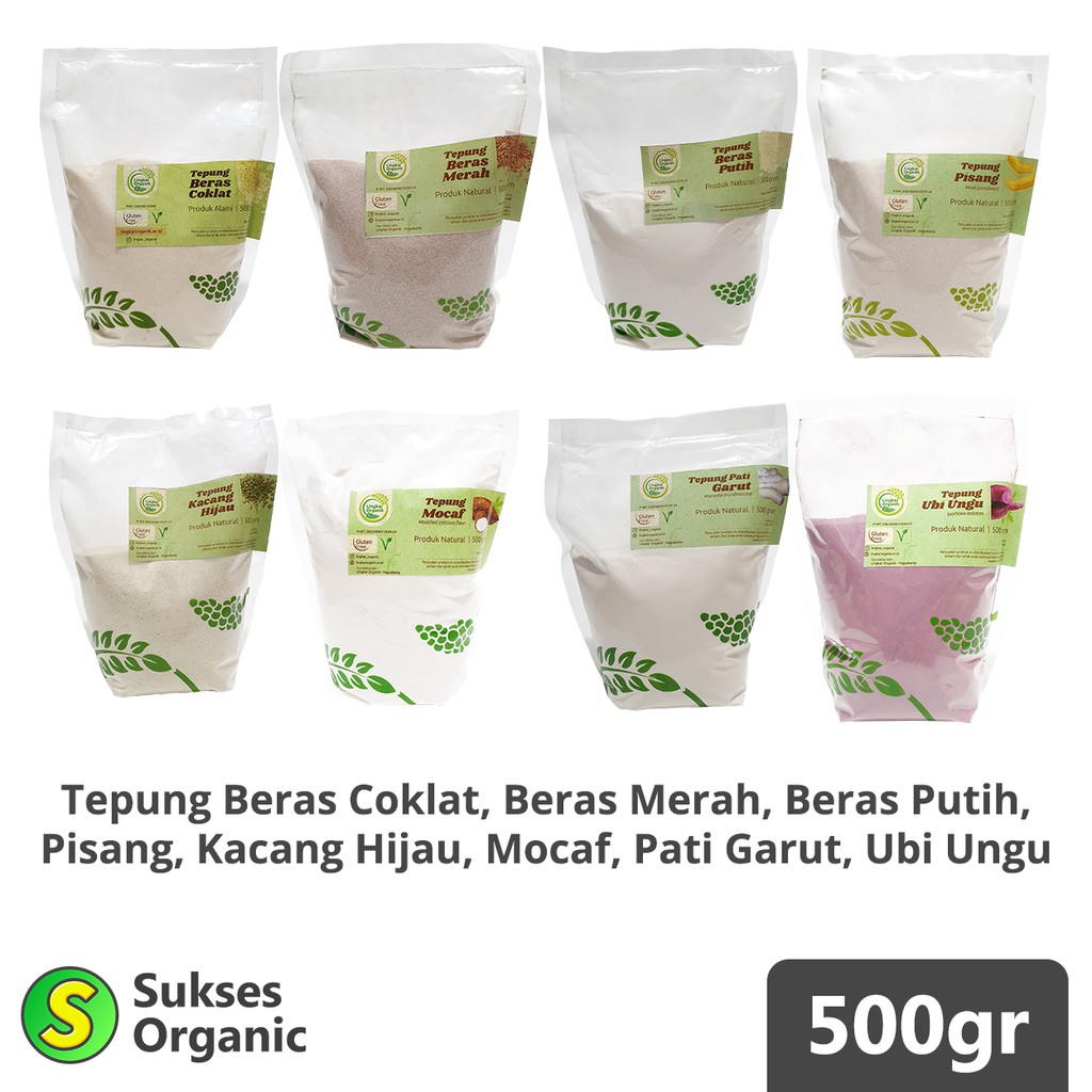 

Tepung MPASI Lingkar Organik | 500gr | Beras Mokav Ubi Ungu Kacang Hijau Pisang Pati Garut