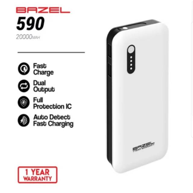 POWERBANK 20000MAh - BAZEL 590 20000mah Original GARANSI RESMI