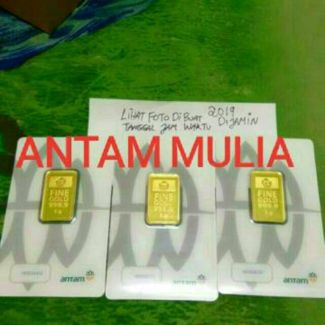 Logam mulia emas antam 5 gram 2020