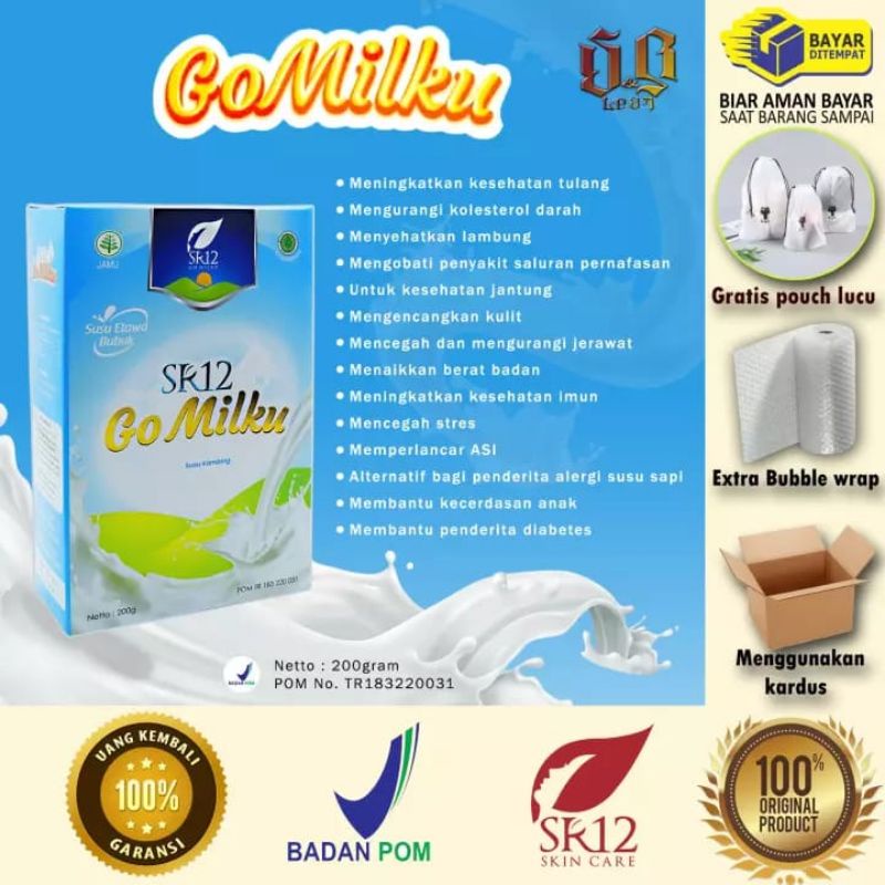 

SR12 GO MILKU SUSU KAMBING ETAWA TERBAIK DAN BERKUALITAS