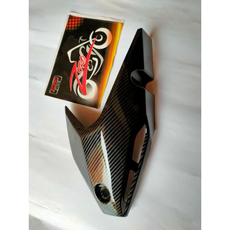 cover tutup / pelindung knalpot carbon Honda adv 150 pnp