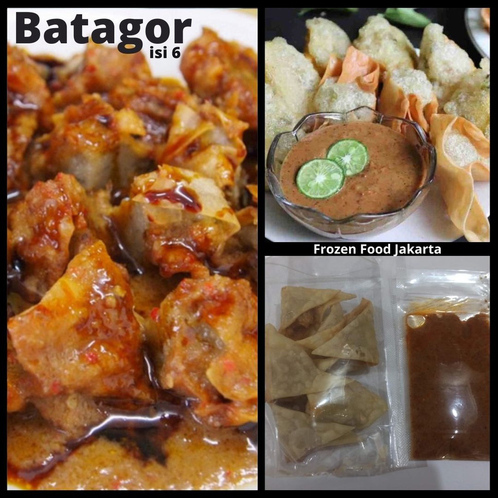 

Batagor Bandung Frozen Isi 6 + Sambal Kacang