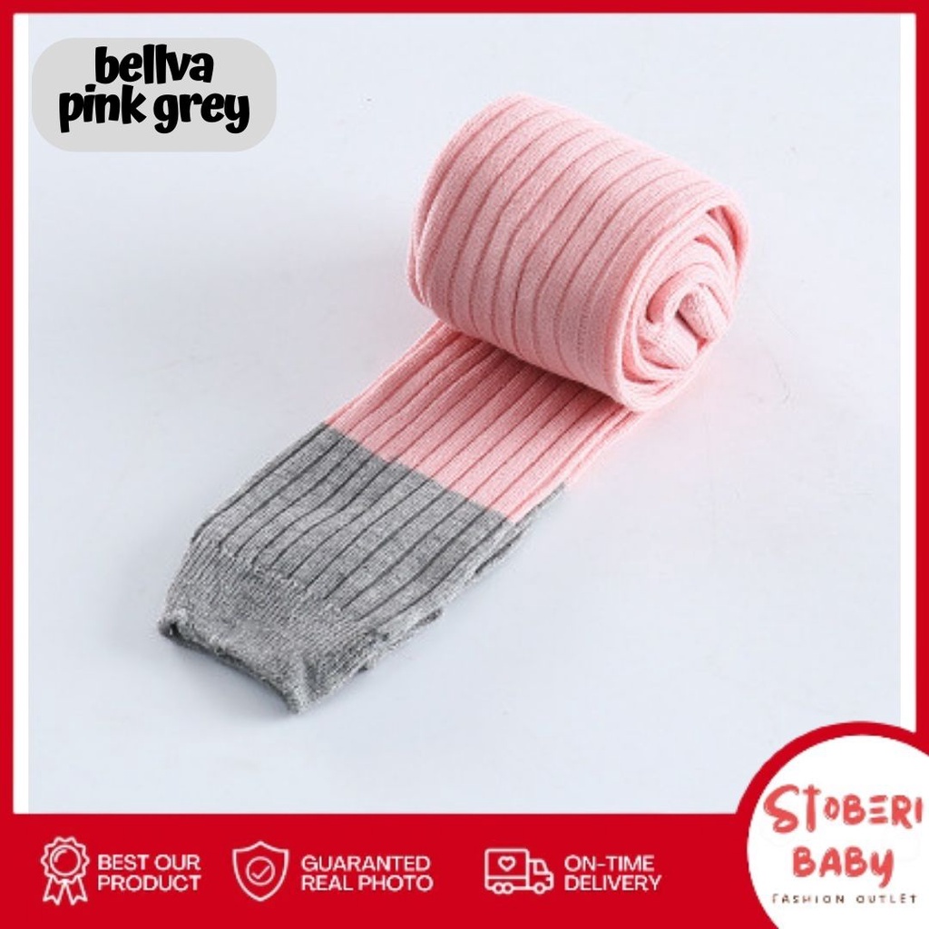 PUNCAK 3.3 stoberi baby - LEGGING BELLVA Legging Bayi Perempuan / Legging Anak / Kaos Kaki Panjang Bayi