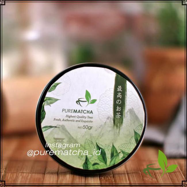 

Gkkf Greentea Matcha / Green Tea Powder Bubuk 100% Pure 50 Gram Aidk