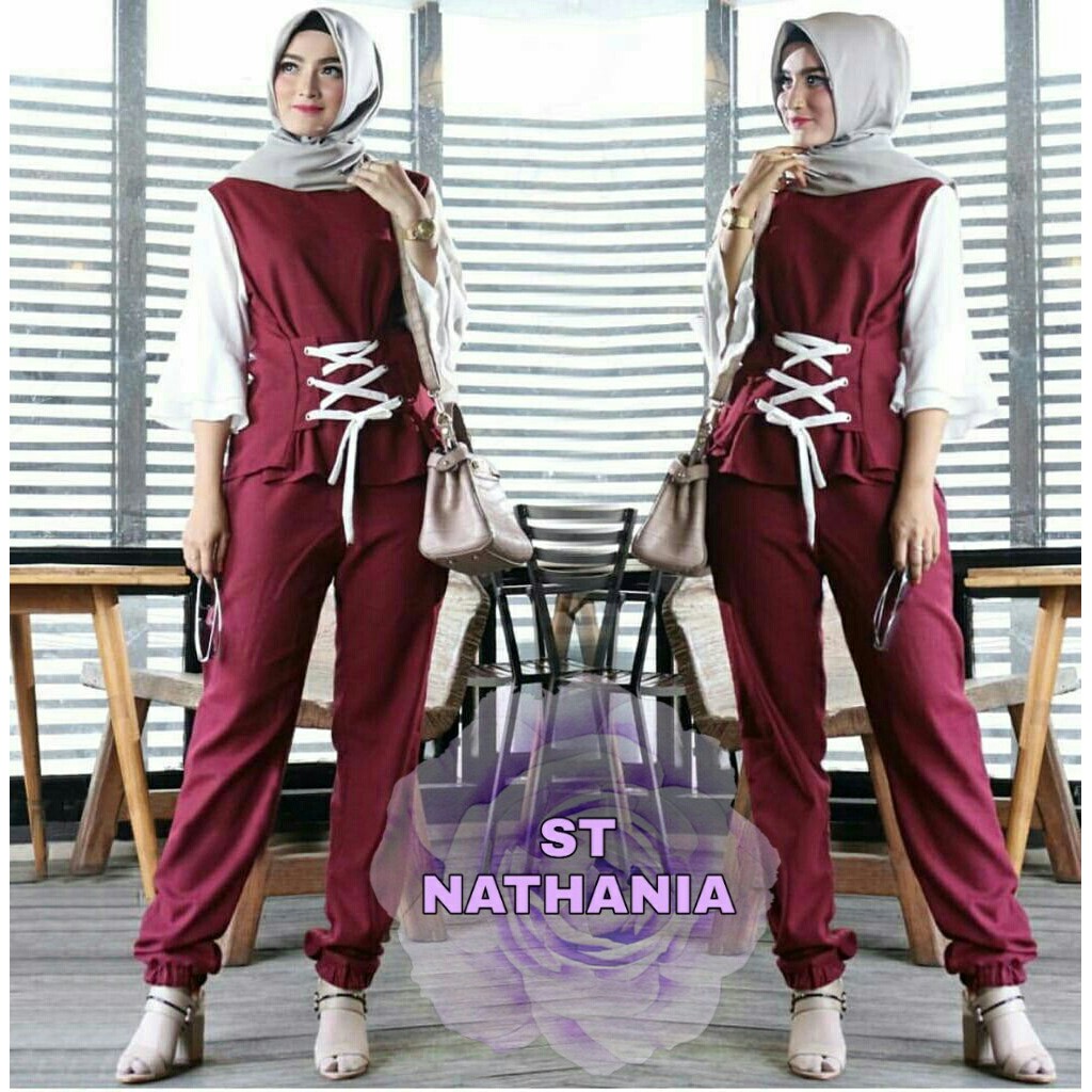 SET NATHANIA 4Warna