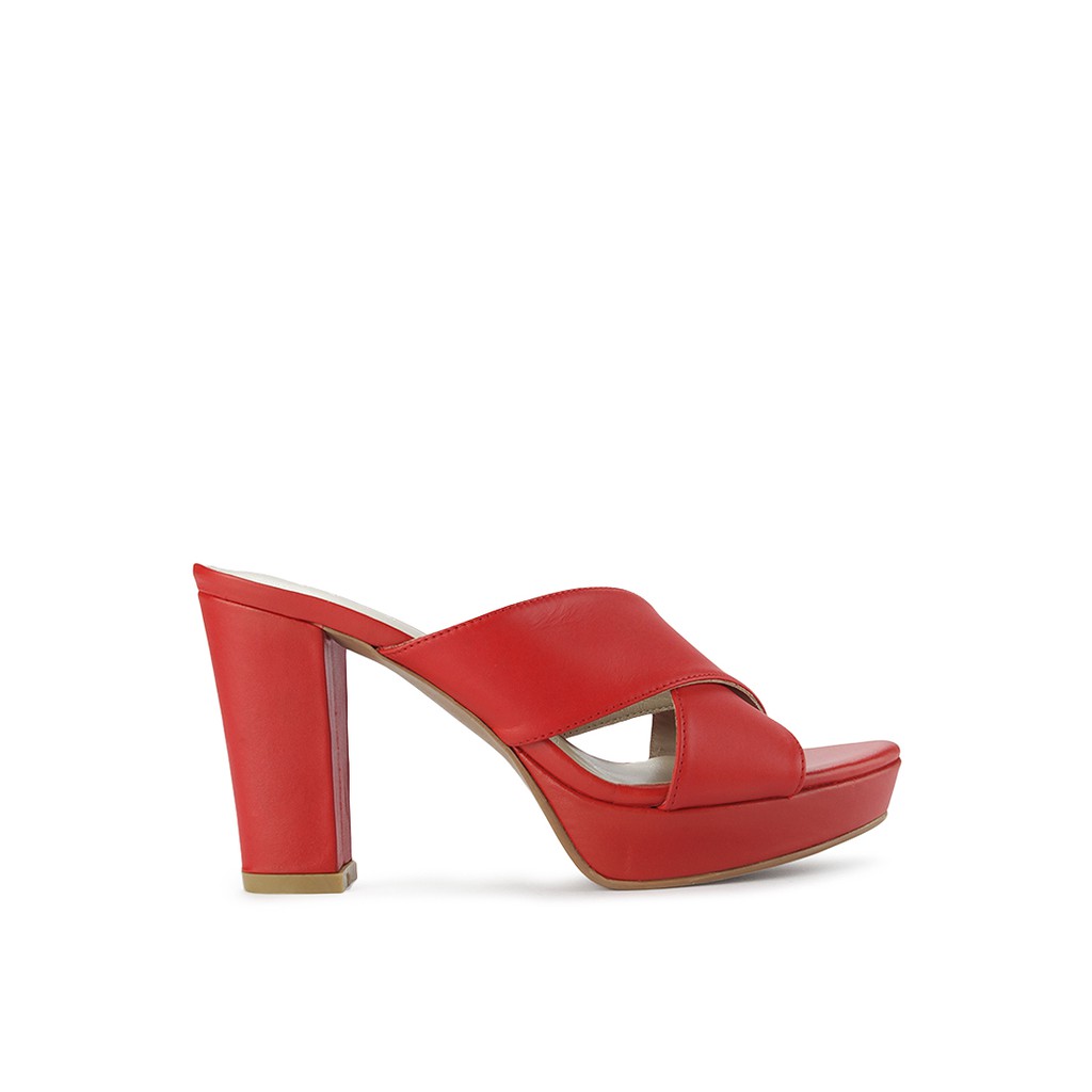Elle - Ladies Heels Sandal Red 30110