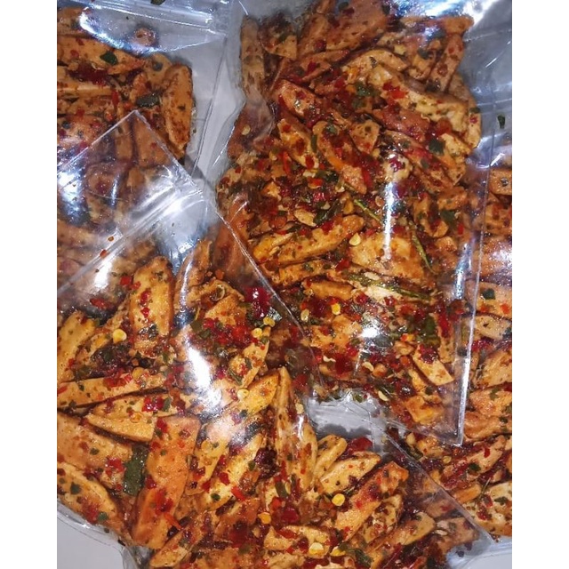 

Basreng pedas daun jeruk 100gr cabe asli