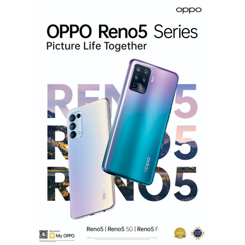 New OPPO Reno 5F Garansi Resmi
