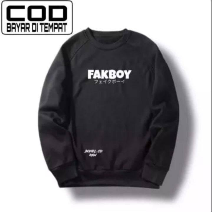 SWEATER CREWNECK PRIA MUDA || FAKBOY JAPANESE  || BAHAN PREMIUM || CREWNWCK DISTRO & BEST SELLER