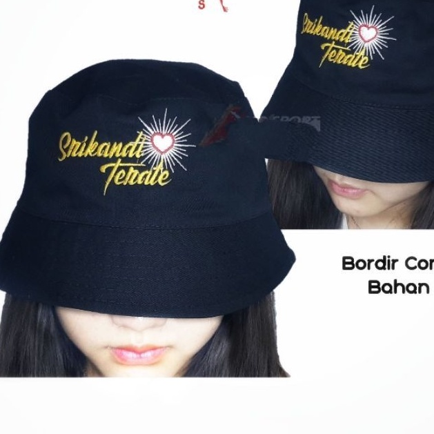 topi bucket PSHT bordir komputer