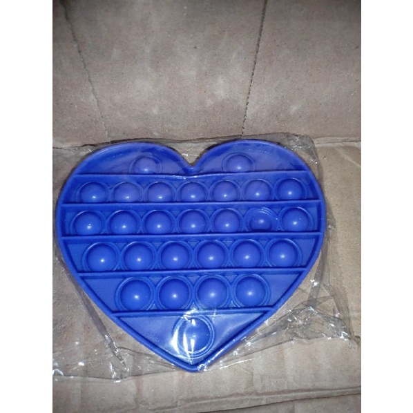 POP IT /POP IT JUMBO RAINBOW MURAH BANGET UKURAN BESAR 12 CM GRATIS ONGKIR-8.LOVE BLUE