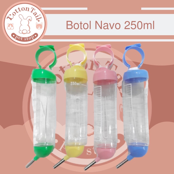 Botol minum kelinci cavy merk Navo 250 ml