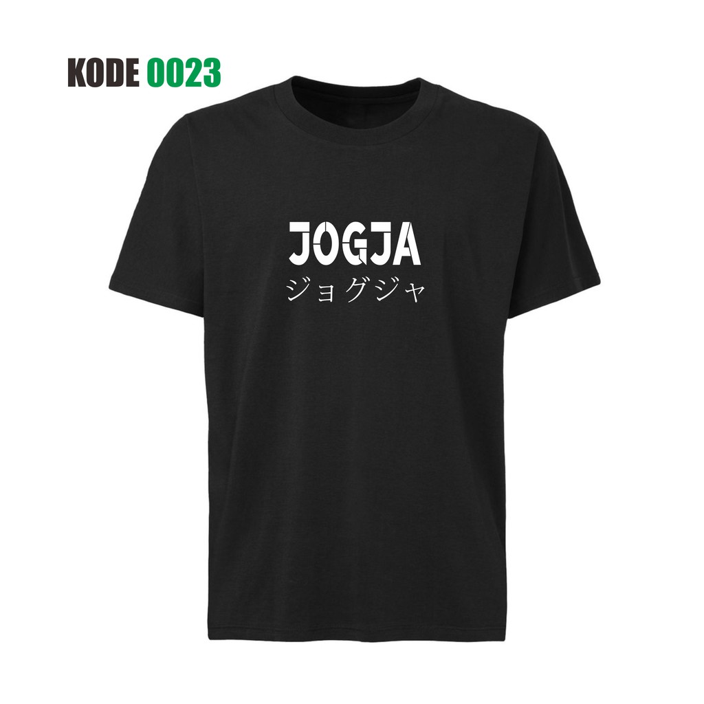  BAYAR COD KODE 23 KAOS  JOGJA  JEPANG T SHIRT CUSTOM  