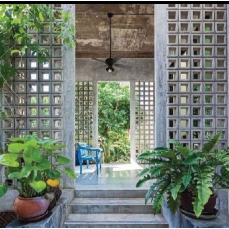 roster beton minimalis kotak polos