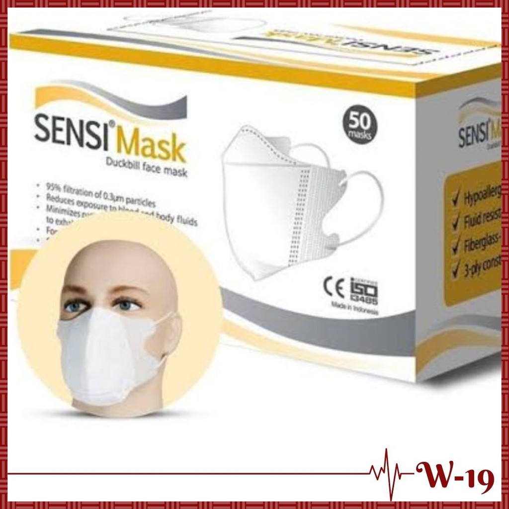 Sensi Masker Duckbill  / Face Mask Sensi Duckbill
