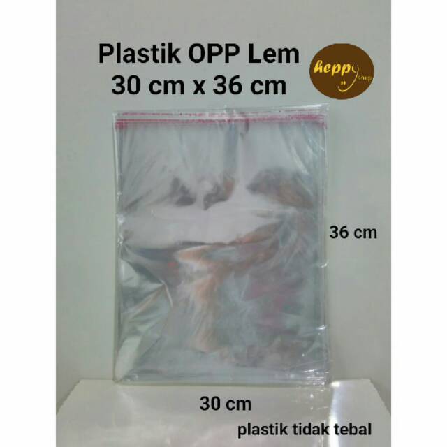 

Plastik OPP Lem 30 cm x 36 cm OPP Seal Plastik Baju