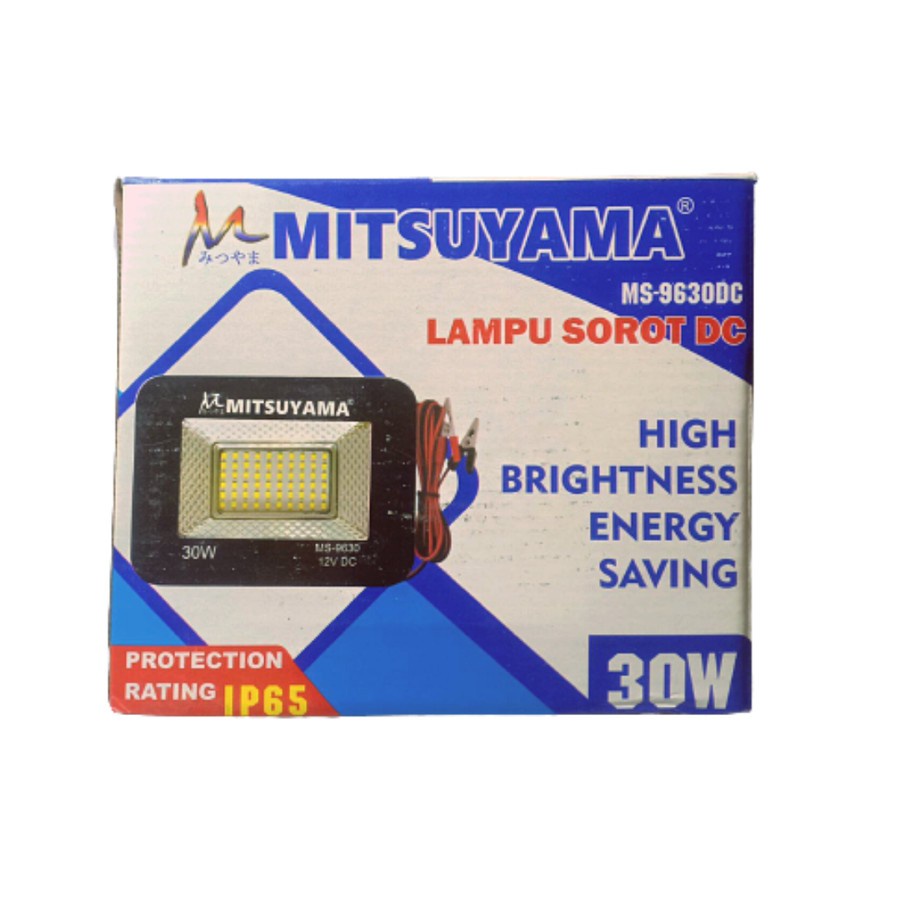 LAMPU SOROT DC 12V 30 WATT PUTIH LAMPU LED TEMBAK 30W WATERPROOF