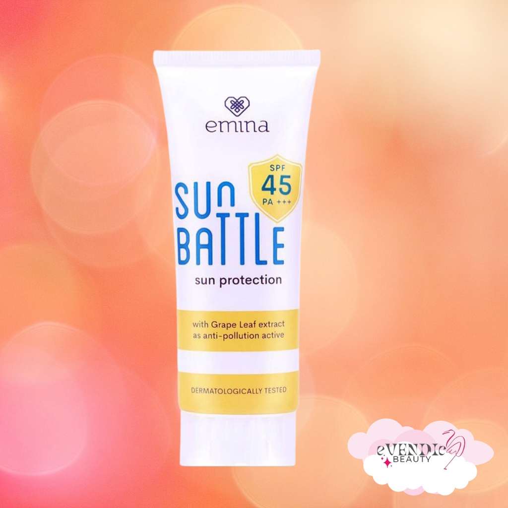 emina Sunscreen Sunblock Tabir Surya sun battle 45spf