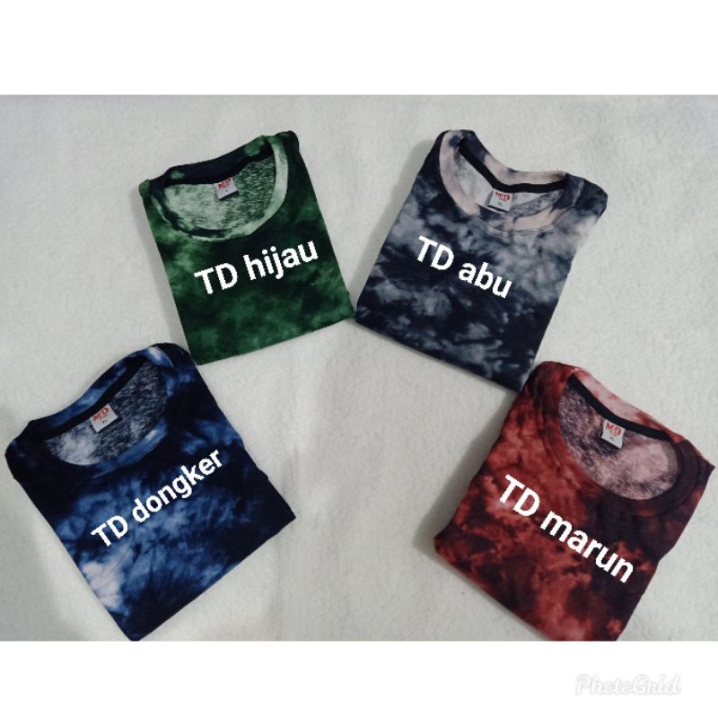 kaos oblong tie dye size S-5XL