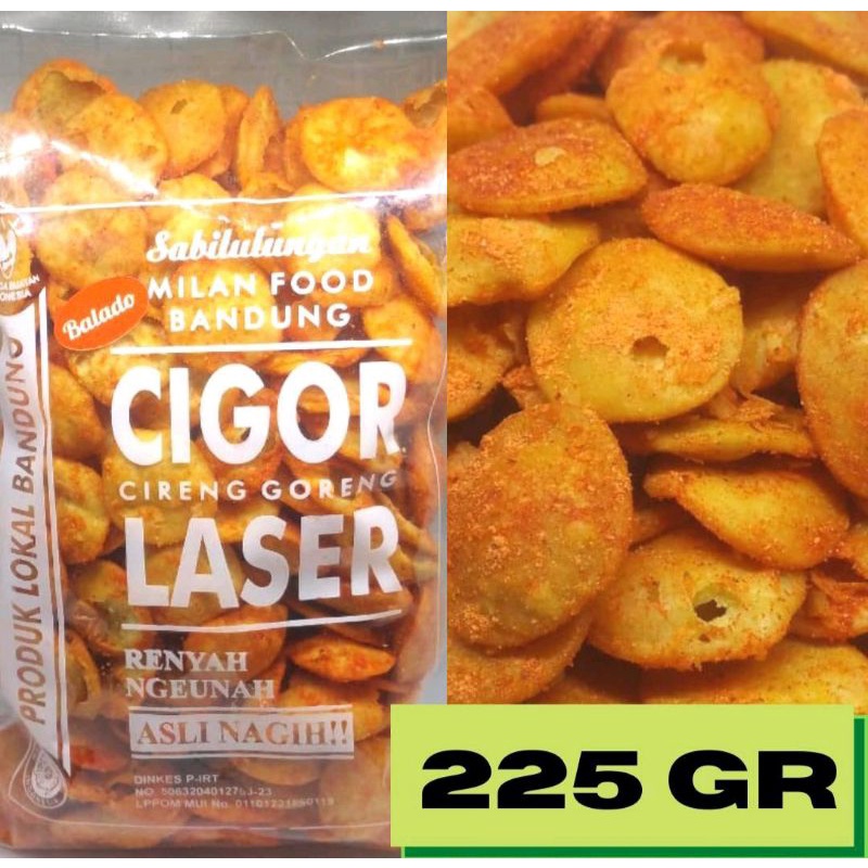 

CIRENG GORENG - CIGOR LASER JUMBO 225 GRAM RASA BALADO