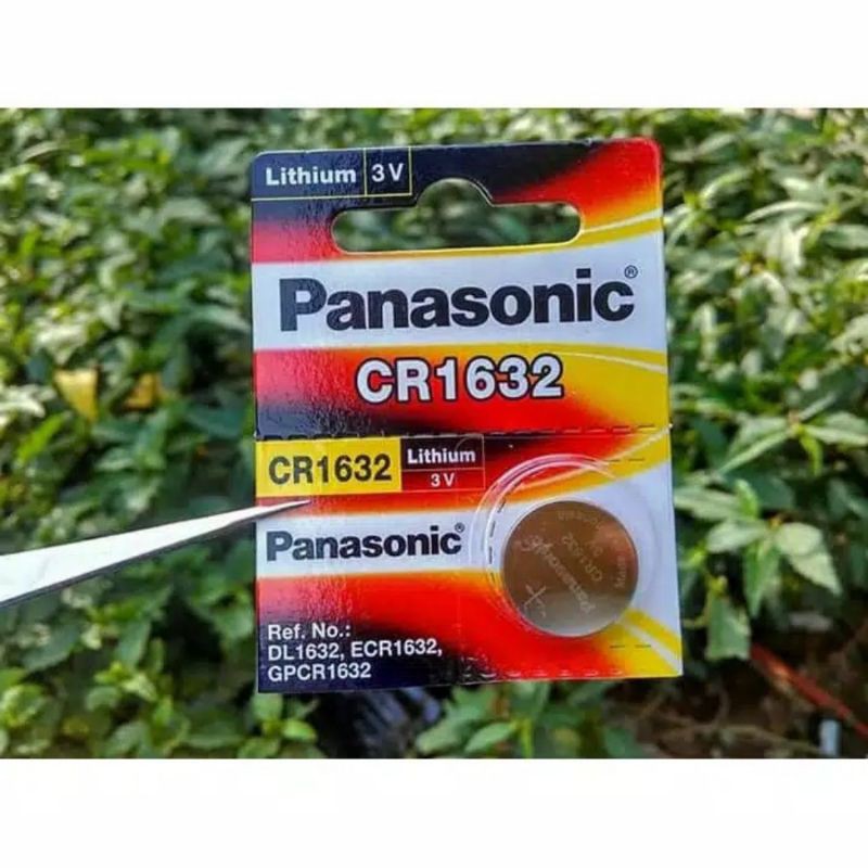 ORIGINAL Baterai Panasonic CR1632 Lithium Battery 3 Volt / Batrai Panasonic CR1632 3V Original