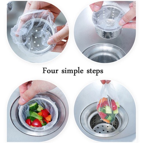 Kantong Saringan Wastafel Sekali Buang Jala Jaring Sampah Untuk Wastafel Dapur Filter Net BT064