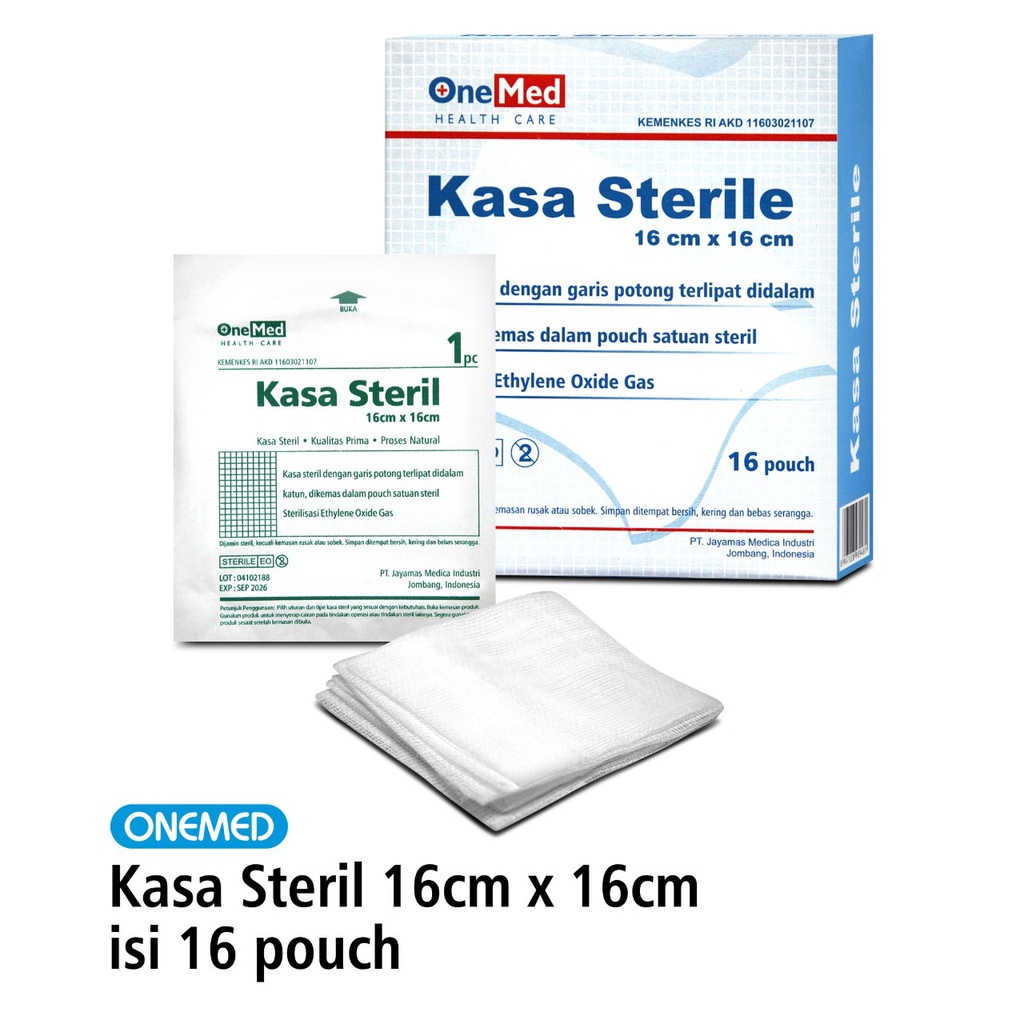 Kasa Steril Onemed 16x16cm box isi16 - KS B16