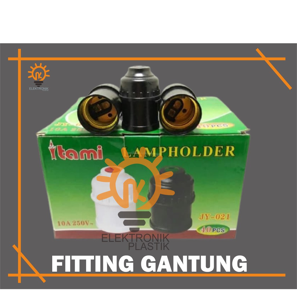Fiting - Fitting gantung Itami -Lamp Holder Itami hitam putih