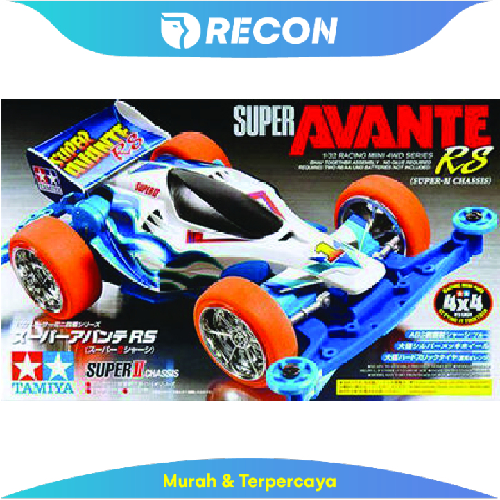 TAMIYA SUPER AVANTE RS Super-II CHASIS ORIGINAL ORI MINI 4WD 18065 STB TK