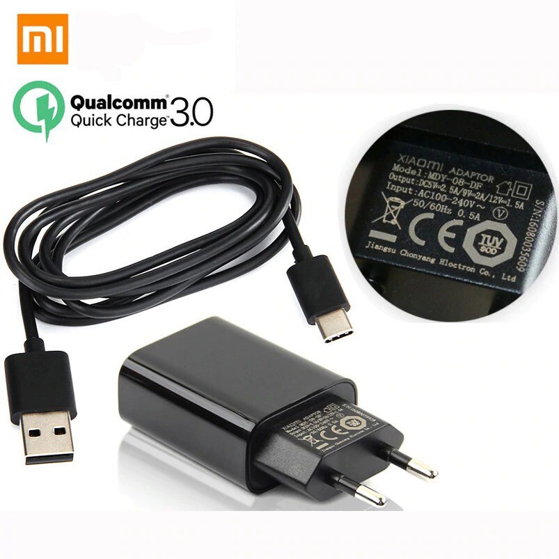 Charger Xiaomi Type C 18W Fast Charging Support Fast Charging Xiaomi Charger Original 100%