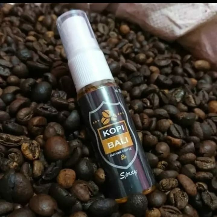 Parfum Mobil Pewangi Ruangan Parfum Kopi Bali BIJI KOJI / Spray Semprot - Hanging Car Scent Coffee