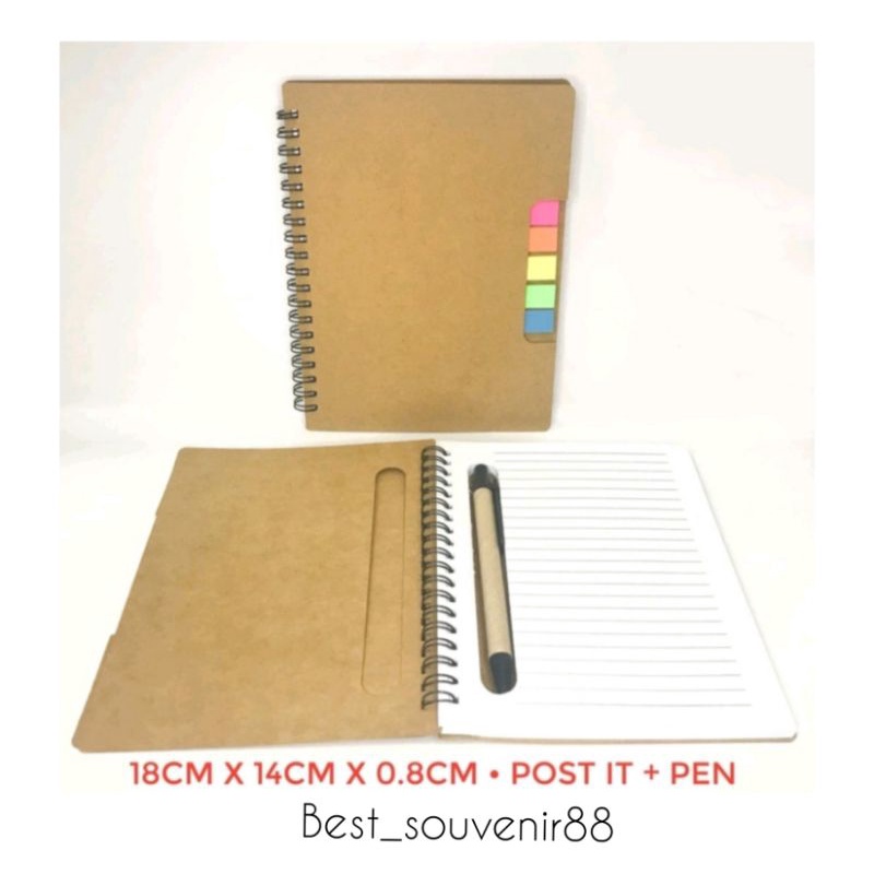 

Note Book 312/Notes Buku Tulis/ Buku Catatan / Memo Pos it + Pulpen