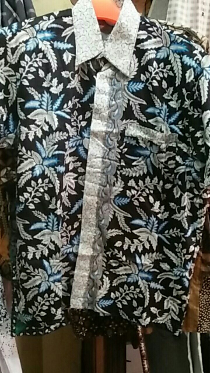 Size M L Xl Xxl Bswart Batik Hrb026 Kenongo Hem Pendek Padi Pekalongan M L Xl Xxl